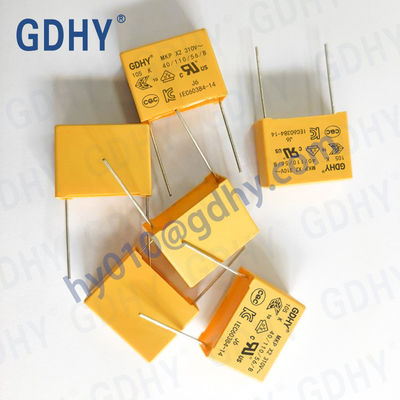 X2 105K AC 310V IUF MKP Safety Capacitor Kemet EMI Suppression Over Voltage Stress Withstanding