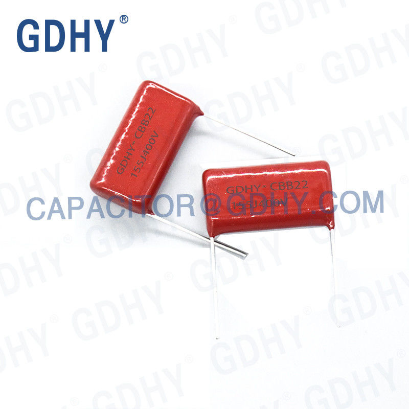 CBB22 155J400V 1.5uF Metallized Polypropylene Film Capacitor